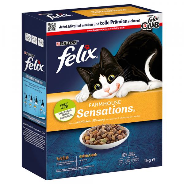 Felix Farmhouse Sensations, z kurczakiem - 8 x 1 kg