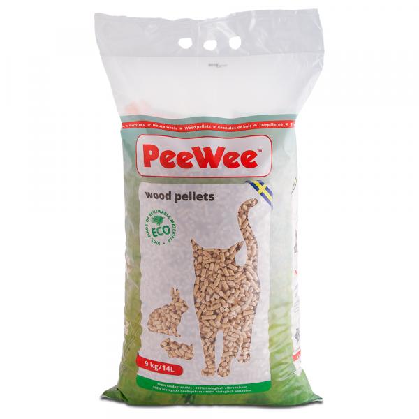 PeeWee EcoGranda - Uzupełnienie: PeeWee Wood Pellets, żwirek 9 kg