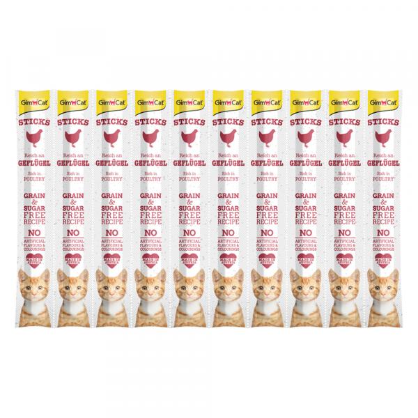 GimCat Sticks - Drób, 30 szt.