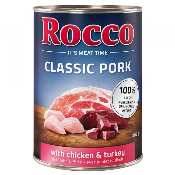 Rocco Classic Pork, 6 x 400 g - Kurczak i indyk