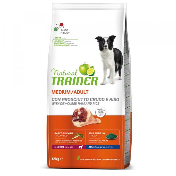 Natural Trainer Adult Medium, prosciutto - 2 x 12 kg