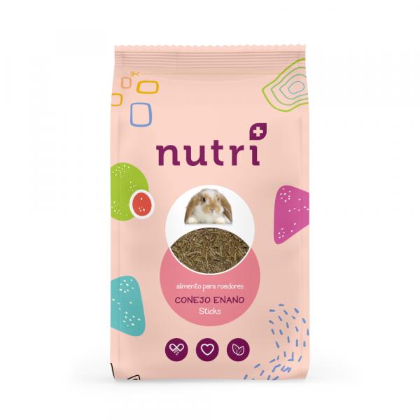 Nutri+ pałeczki dla królików miniaturowych - 4 kg