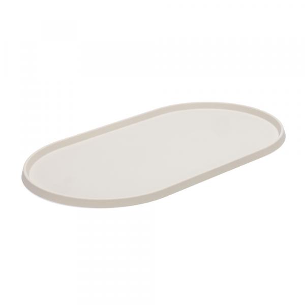 Designed by Lotte, podładka pod miskę Oona, beżowa - Dł. 45 x szer. 25 cm