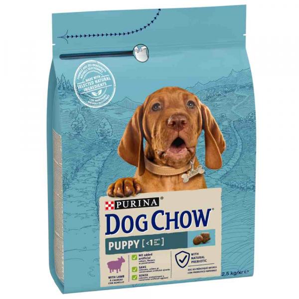 PURINA Dog Chow Puppy, jagnięcina - 2 x 2,5 kg