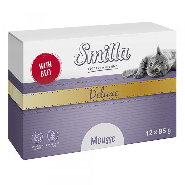 Smilla Deluxe w musie, 24 x 85 g - Z wołowiną i tymiankiem