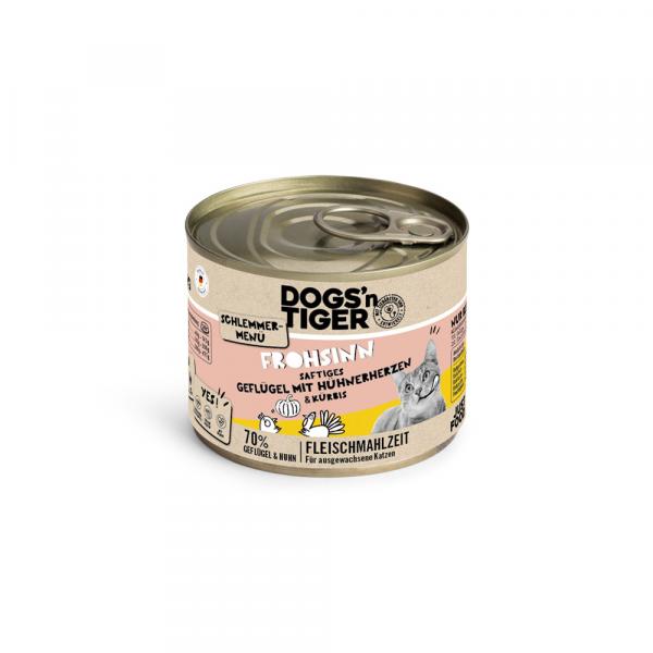 Korzystny pakiet Dogs'n Tiger smakowite menu 12 x 200 g - Drób z kurczakiem