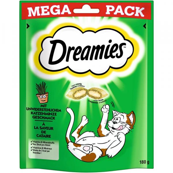 Dreamies przysmak dla kota - Kocimiętka, 3 x 180 g