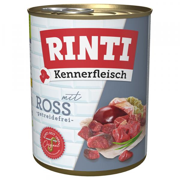 Pakiet RINTI Kennerfleisch, 12 x 800 g - Konina