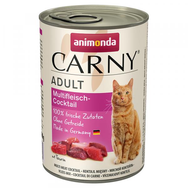 Animonda Carny Adult, 6 x 400 g - Pakiet mieszany Drób (6 smaków - bez wołowiny)