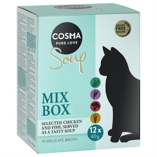 Megapakiet Cosma Soup, 48 x 40 g - Pakiet mieszany II