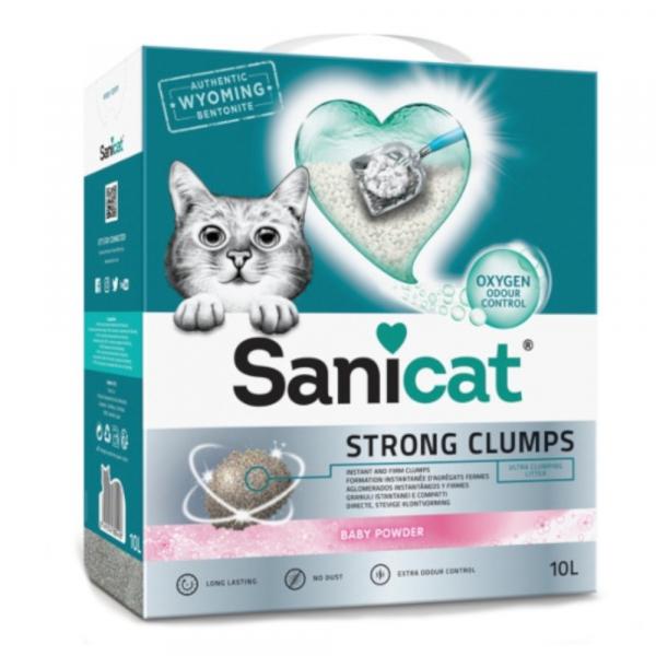 Sanicat Strong Clumps żwirek zbrylający się - 10 l