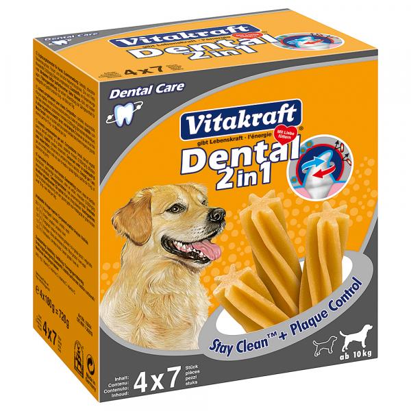 Vitakraft Dental 3in1 medium - 4 x 180 g