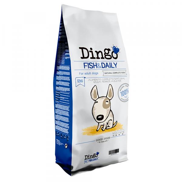 Dingo Fish & Daily z rybą karma dla psów - 2 x 12 kg - Pakiet oszczędnościowy