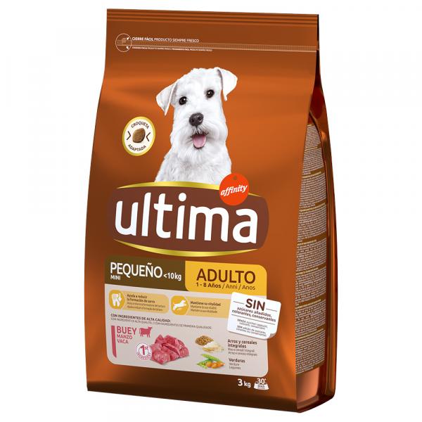 Ultima Mini Adult, wołowina - 2 x 3 kg