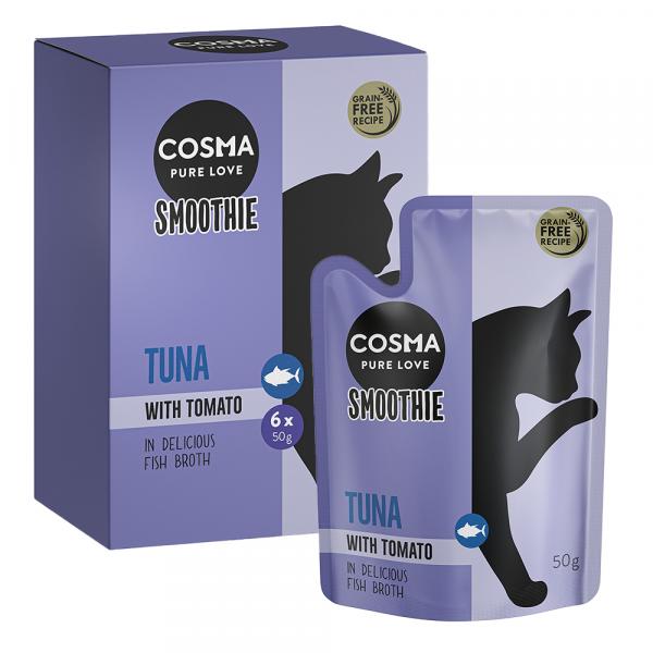 Cosma Smoothie, 6 x 50 g - Tuńczyk z pomidorem