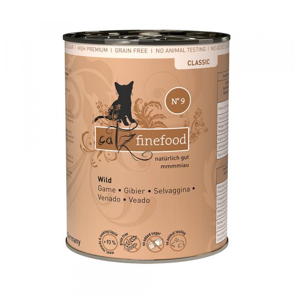 Korzystny pakiet catz finefood, 12 x 400 g - Dziczyzna