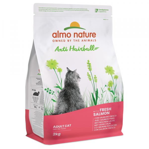 Almo Nature Anti Hairball, łosoś - 2 x 2 kg