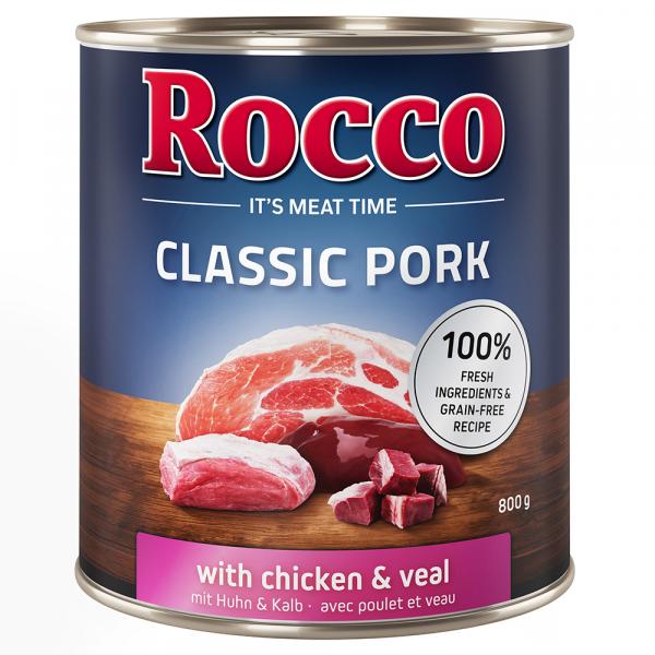 Rocco Classic Pork, 6 x 800 g - Kurczak i cielęcina