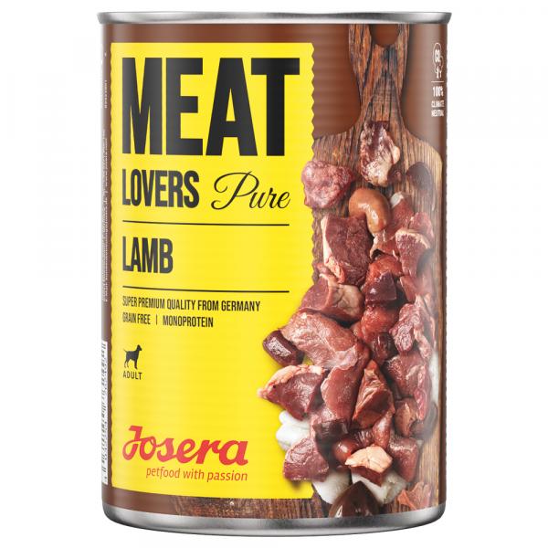 Josera Meatlovers Pure, 6 x 400 g - Jagnięcina