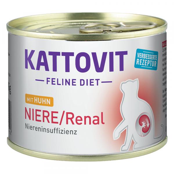 Kattovit Niere/Renal - Kurczak, 24 x 185 g