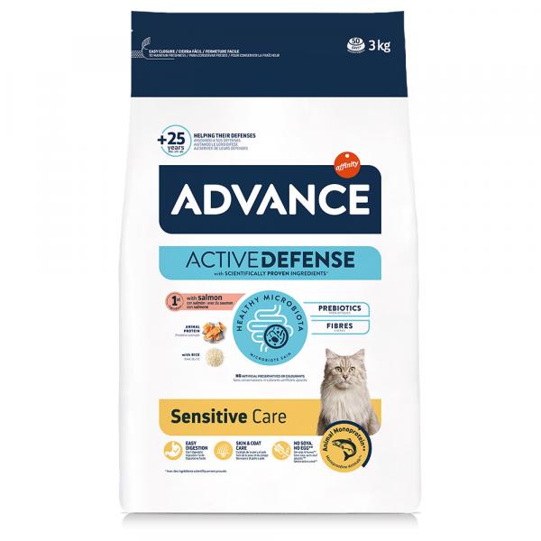 Advance Sensitive, łosoś i ryż - 3 kg