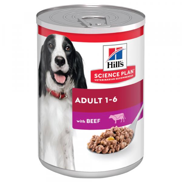 Hill's Science Plan Adult - Wołowina, 6 x 370 g