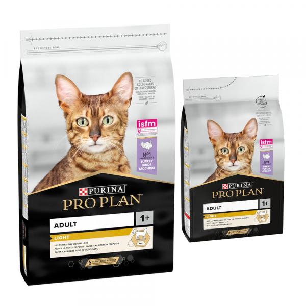 10 + 3 kg gratis! PURINA PRO PLAN, sucha karma, 13 kg - Light Adult, indyk