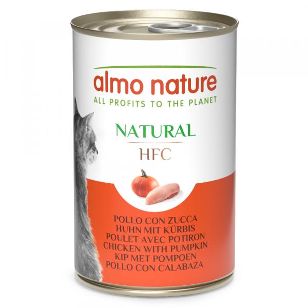 Korzystny pakiet Almo Nature HFC, 12 x 140 g - Kurczak z dynią