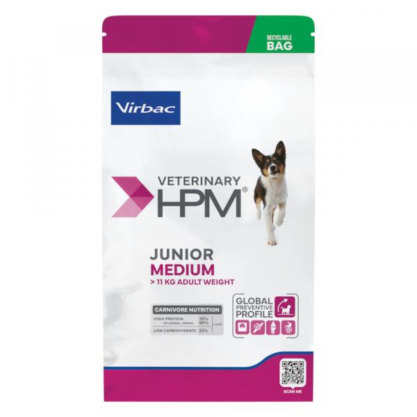 Virbac Veterinary HPM Junior Special Medium dla szczeniąt - 2 x 12 kg