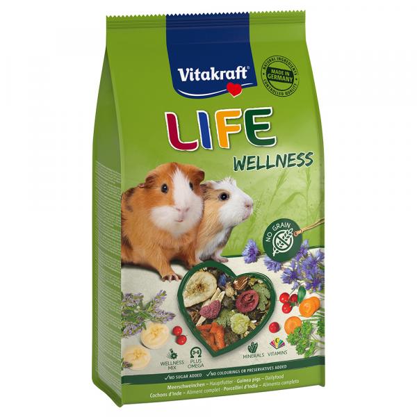 Vitakraft Life Wellness dla świnek morskich - 600 g