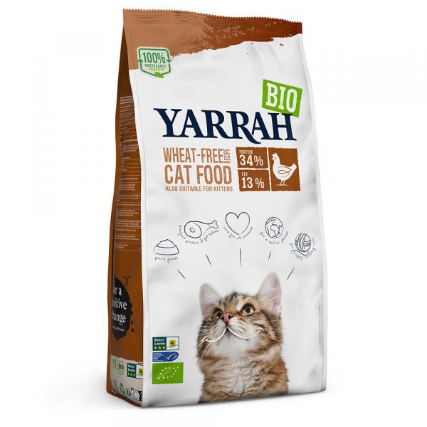 Yarrah Bio bez pszenicy, biokurczak i bioryba - 10 kg