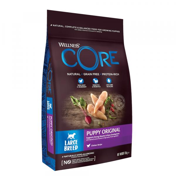 15% taniej! Wellness Core Puppy, karma sucha dla szczeniąt, 10 kg - Large Puppy