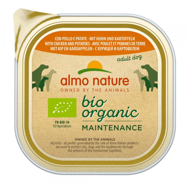 Almo Nature BioOrganic Maintenance, 9 x 300 g - Z biokurczakiem i bioziemniakami