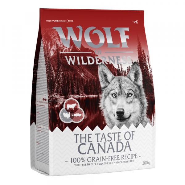 Pakiet próbny Wolf of Wilderness - bez zbóż - The Taste Of Canada, 300 g