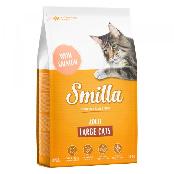 20% taniej! Smilla, karma sucha, 10 kg - Adult Large Cats, łosoś