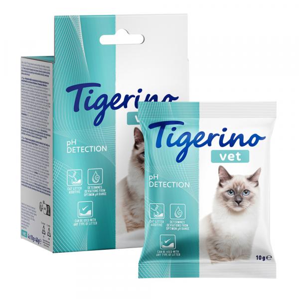 Tigerino VET pH Detection - oznaczanie wartości pH w moczu kota - 4 x 10 g