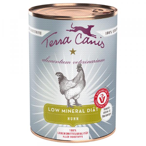 Terra Canis Alimentum Veterinarium Low Mineral Diet, 6 x 400 g - Kurczak