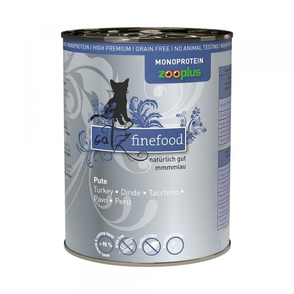 Pakiet mieszany catz finefood karma mokra monoproteinowa zooplus, 24 x 400 g - Indyk