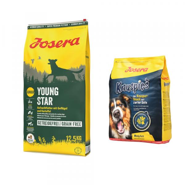 Josera: karma sucha dla psa, 12,5 kg + Knuspies, przysmak dla psa, 900 g gratis! - YoungStar