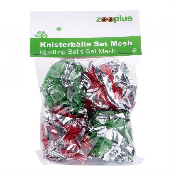 Mesh Zestaw szeleszczących piłeczek dla kota - 1 zestaw