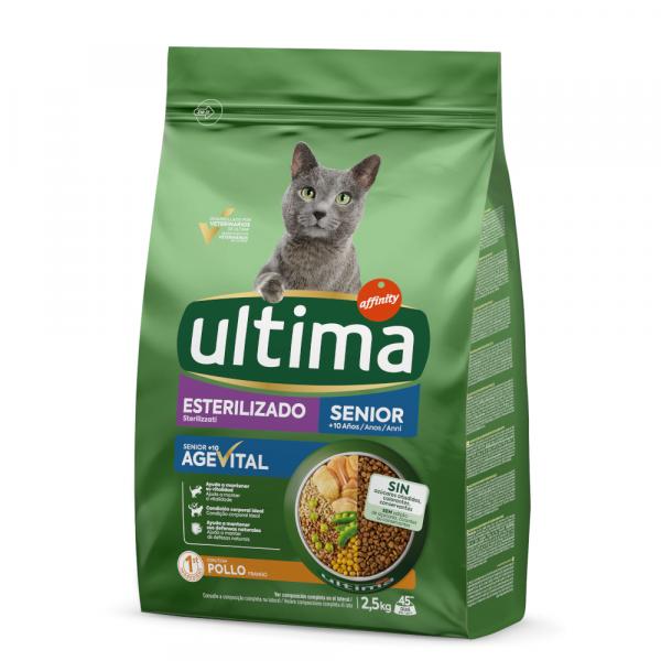 Ultima Cat Sterilized Senior - 2 x 2,5 kg