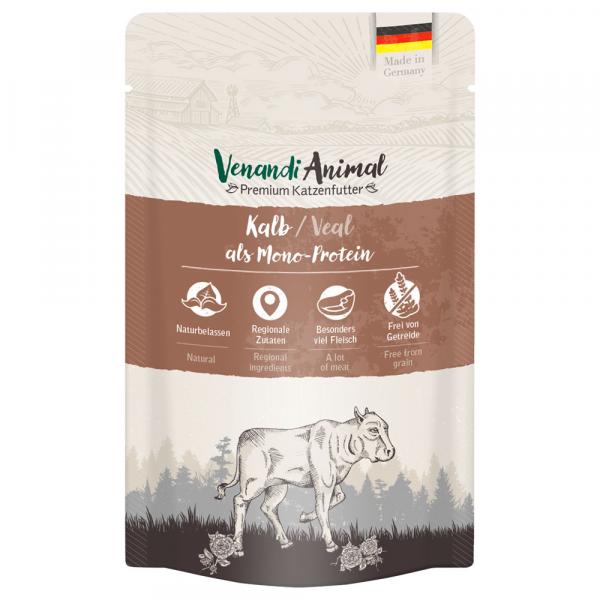 Venandi Animal Monoprotein 24 x 125 g Economy Pack - Cielę