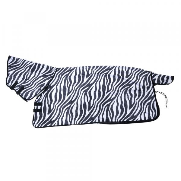 Nomad Tales derka ze stałą częścią szyjną przeciw muchom Zebra - Dł. grzbietu 125 cm
