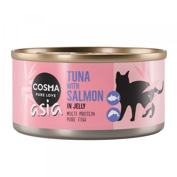 Cosma Asia w galarecie, 6 x 170 g - Tuńczyk z łososiem