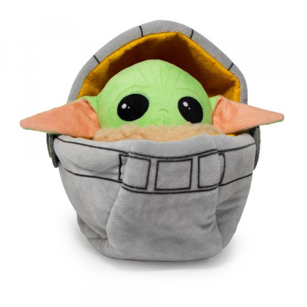 Star Wars Baby Yoda w kołysce zabawka dla psa - ok. dł. 23 x szer. 12 x wys. 16 cm