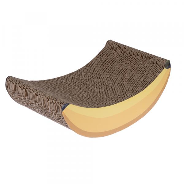 TIAKI drapak dla kota, banan - Dł. x szer. x wys.: 40 x 15,5 x 22 cm