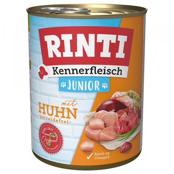 Megapakiet Rinti Junior, 24 x 800 g - Kurczak