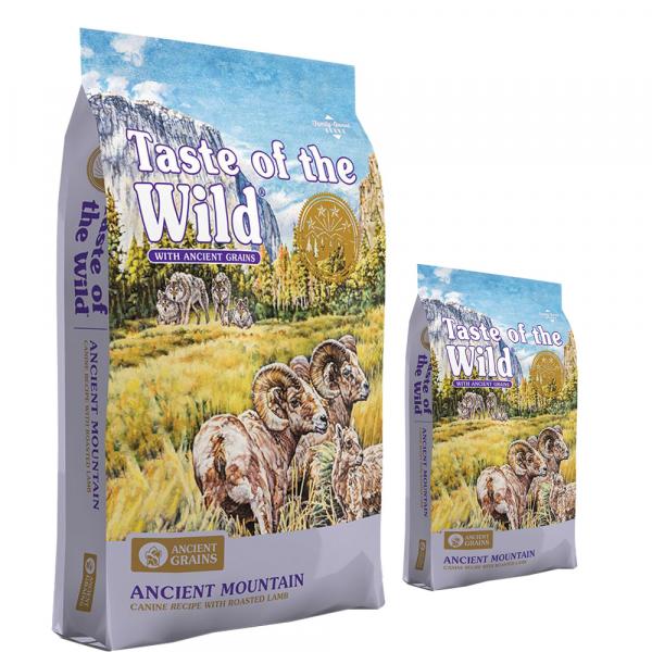 12,7 + 2,27 kg gratis! Taste of the Wild, sucha karma dla psa, 14,97 kg - Ancient Mountain