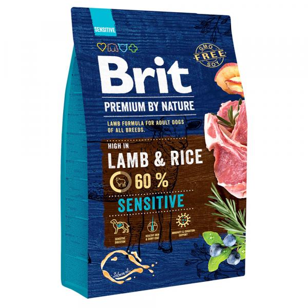 Brit Premium By Nature Sensitive, jagnięcina - 2 x 3 kg