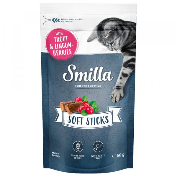 Smilla Soft Sticks, 50 g - Pstrąg i borówka brusznica